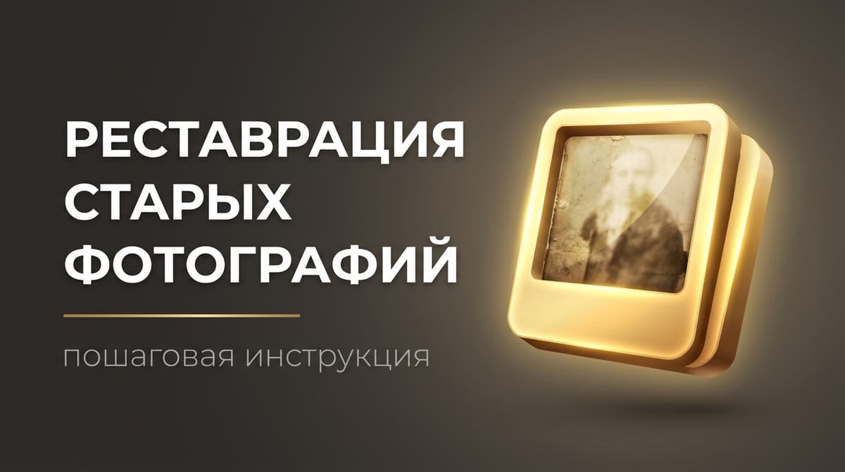 Как в фотошопе восстановить старое фото