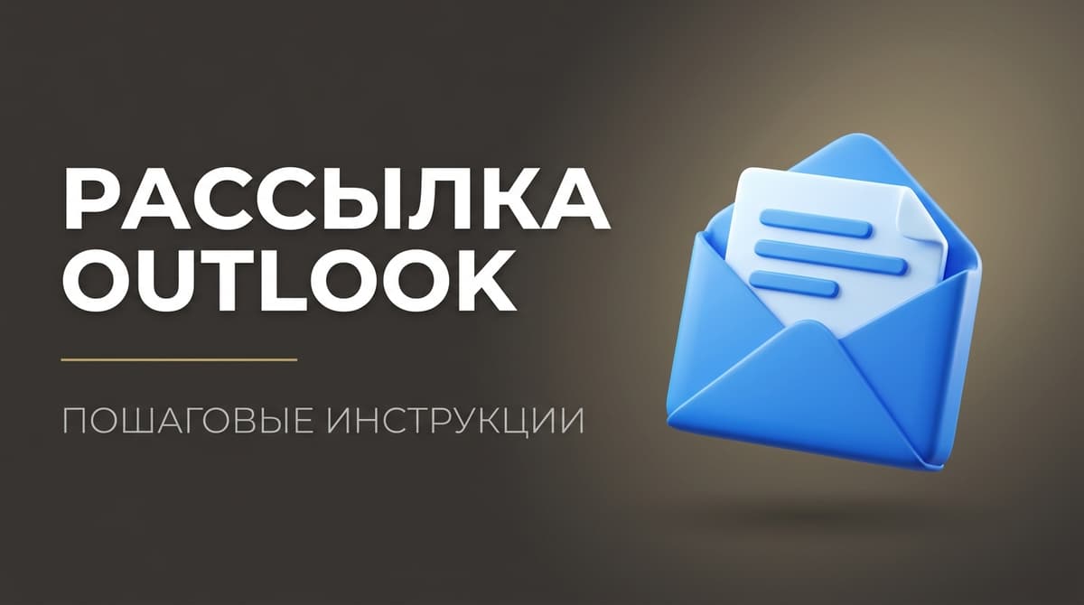 Как в outlook сделать рассылку