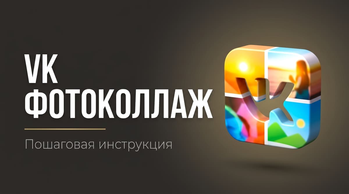 Как в вк сделать коллаж из фото