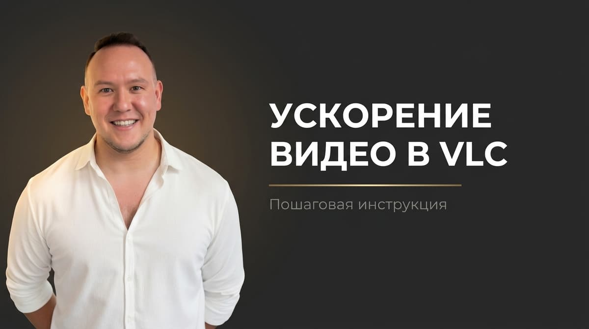 Как в vlc ускорить видео
