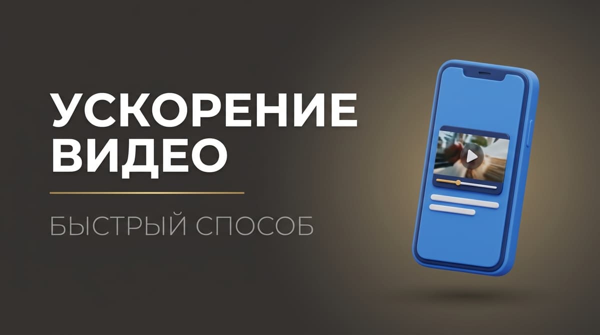 Как видео ускорить на телефоне