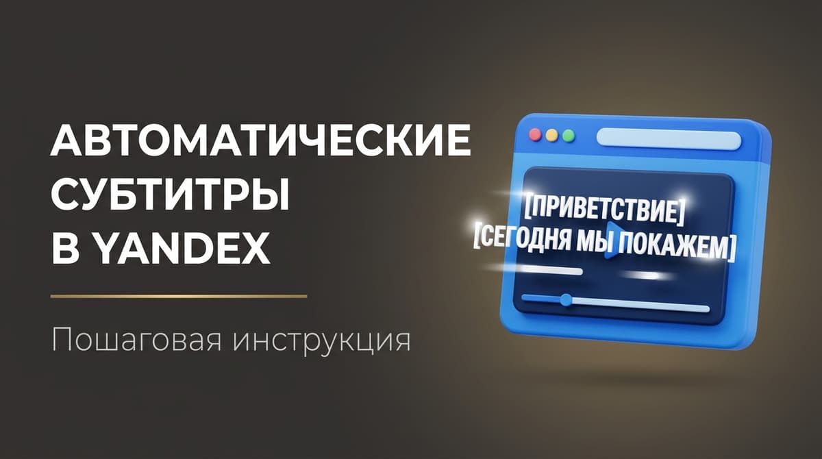 Как включить автоматические субтитры в яндекс браузере