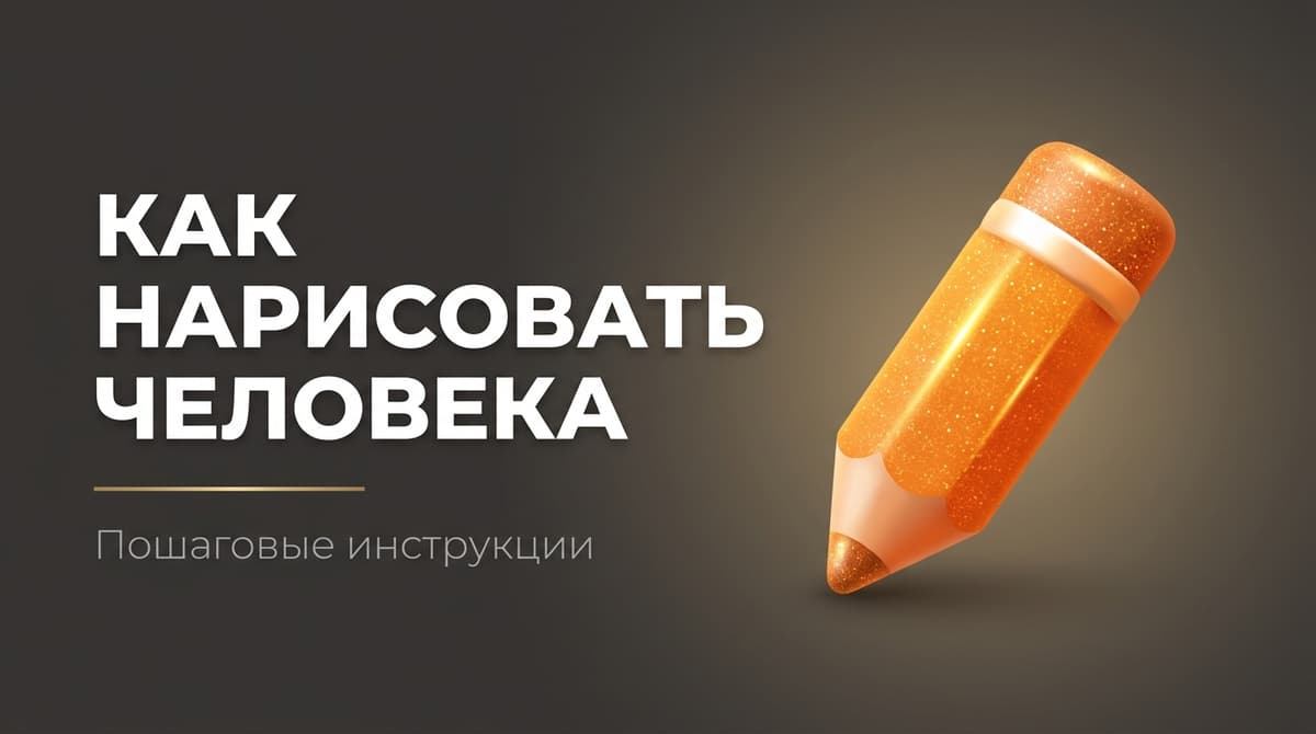 Картинка как нарисовать человека