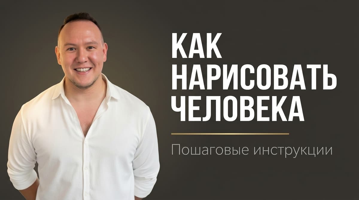 Картинку как нарисовать человека