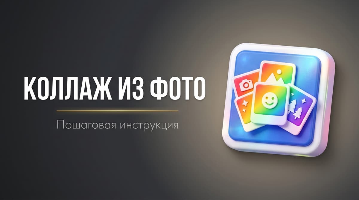 Коллаж из фото как сделать на компьютере