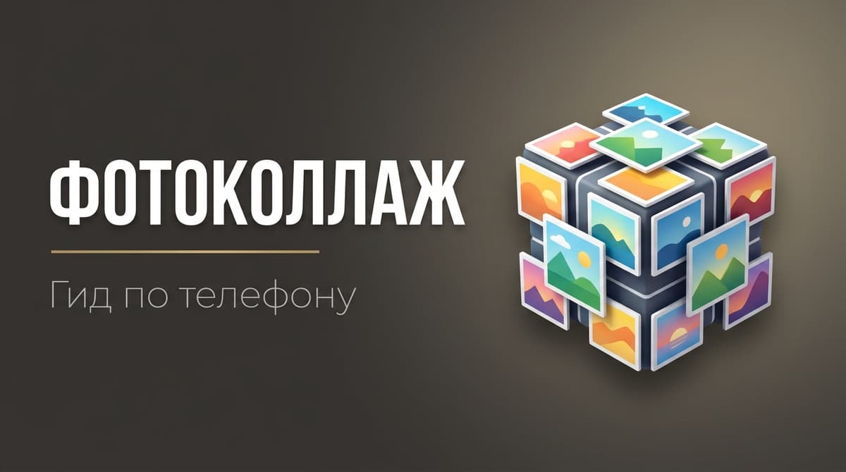 Коллаж из фото как сделать на телефоне