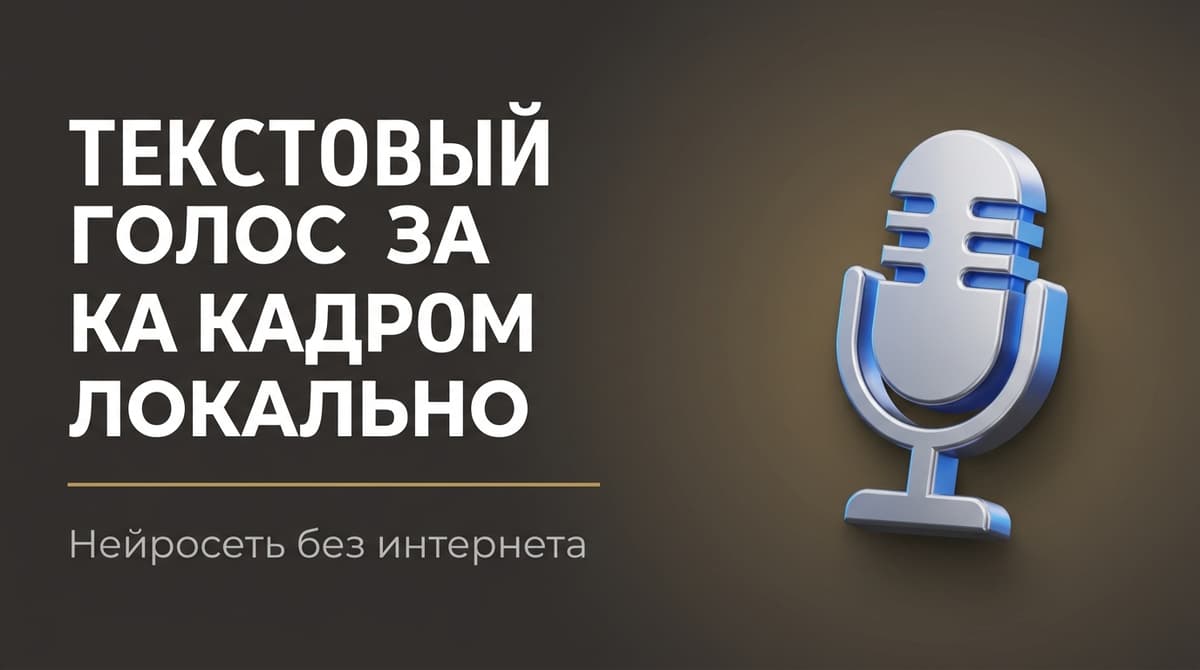 Локальная нейросеть для озвучки текста