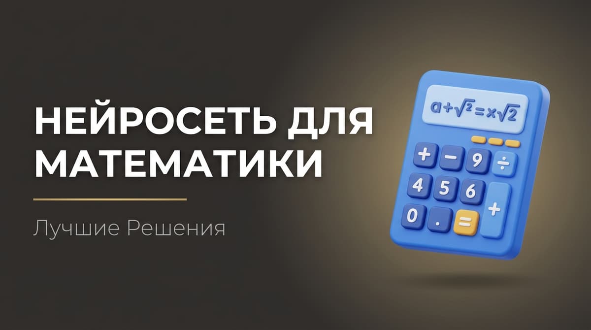 Лучшая нейросеть для математики