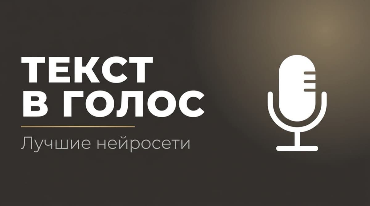 Лучшая нейросеть для озвучки текста