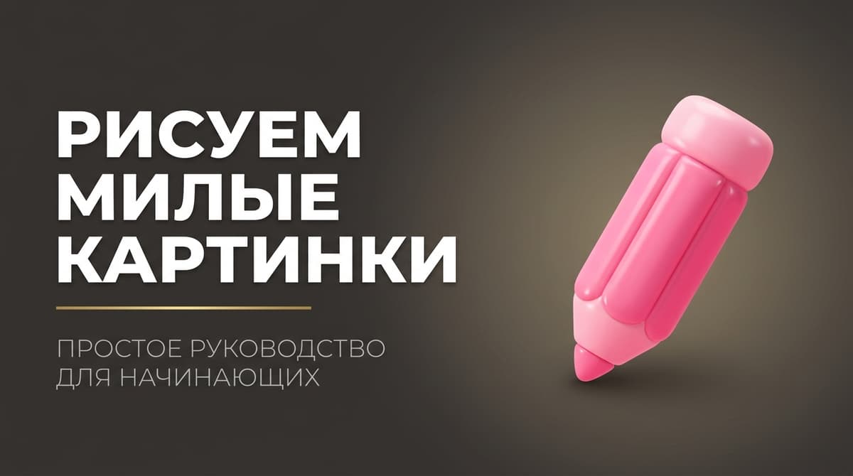Милые картинки как нарисовать легко