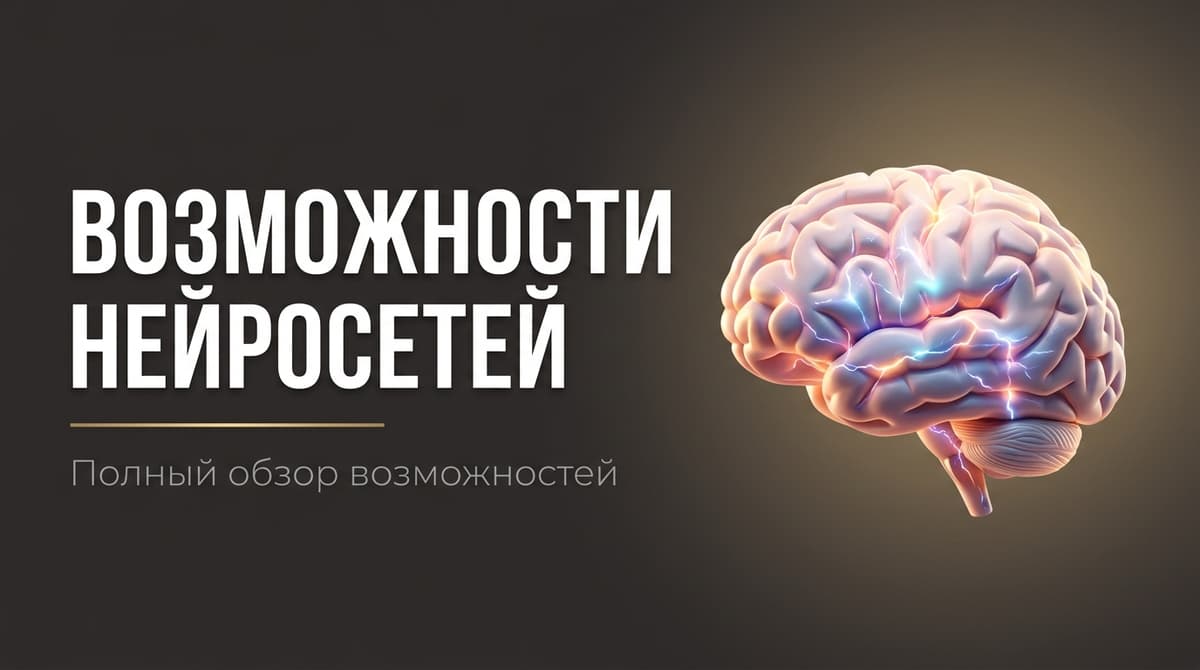 На что способны нейросети