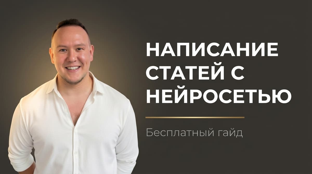 Написание статьи с помощью нейросети бесплатно