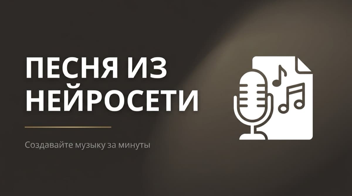 Написать песню нейросеть