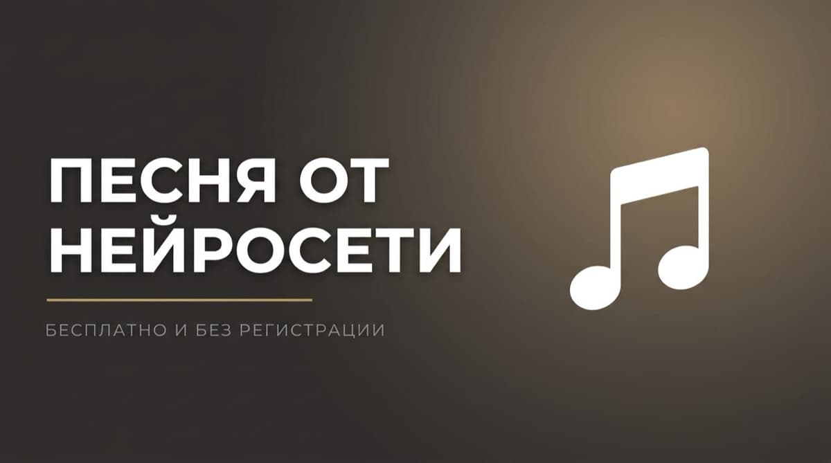 Написать песню нейросетью онлайн бесплатно без регистрации