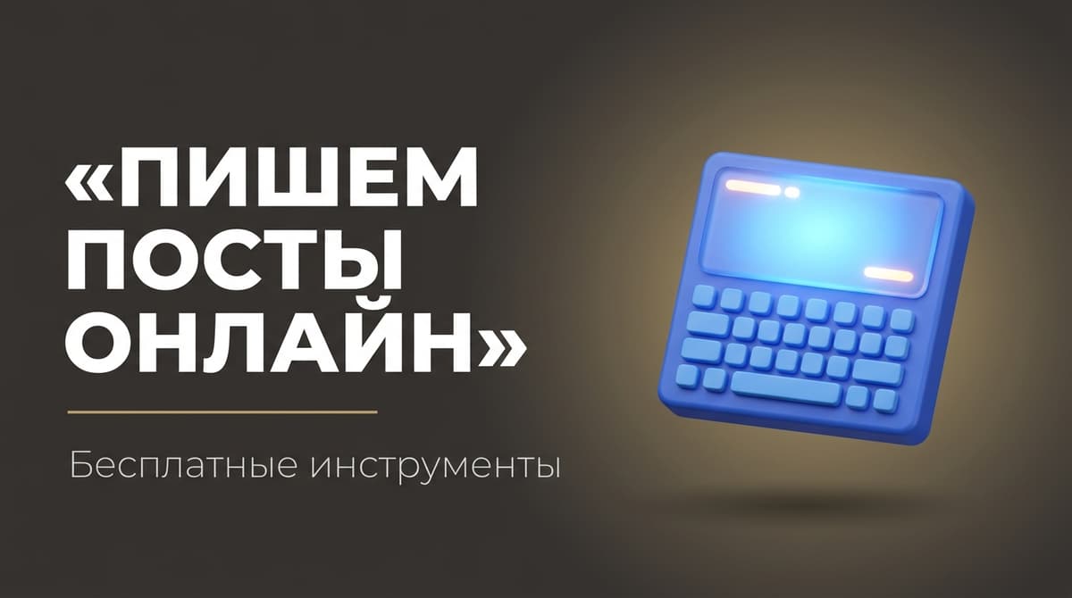 Написать пост онлайн бесплатно