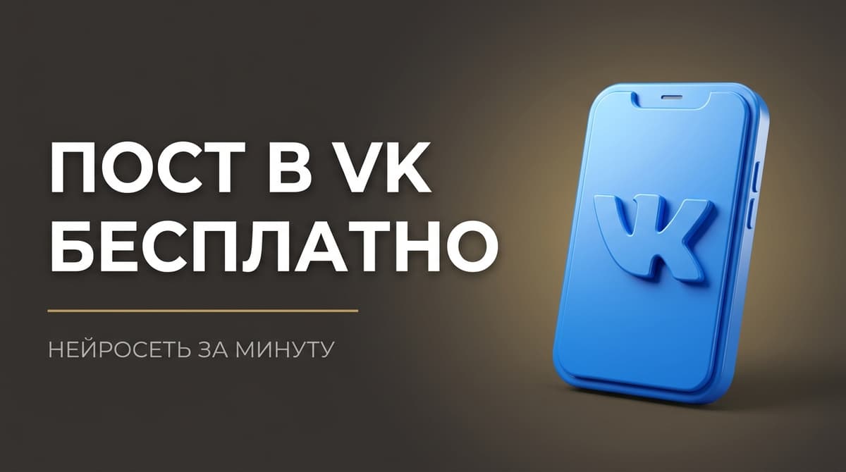 Написать пост в вк нейросеть бесплатно