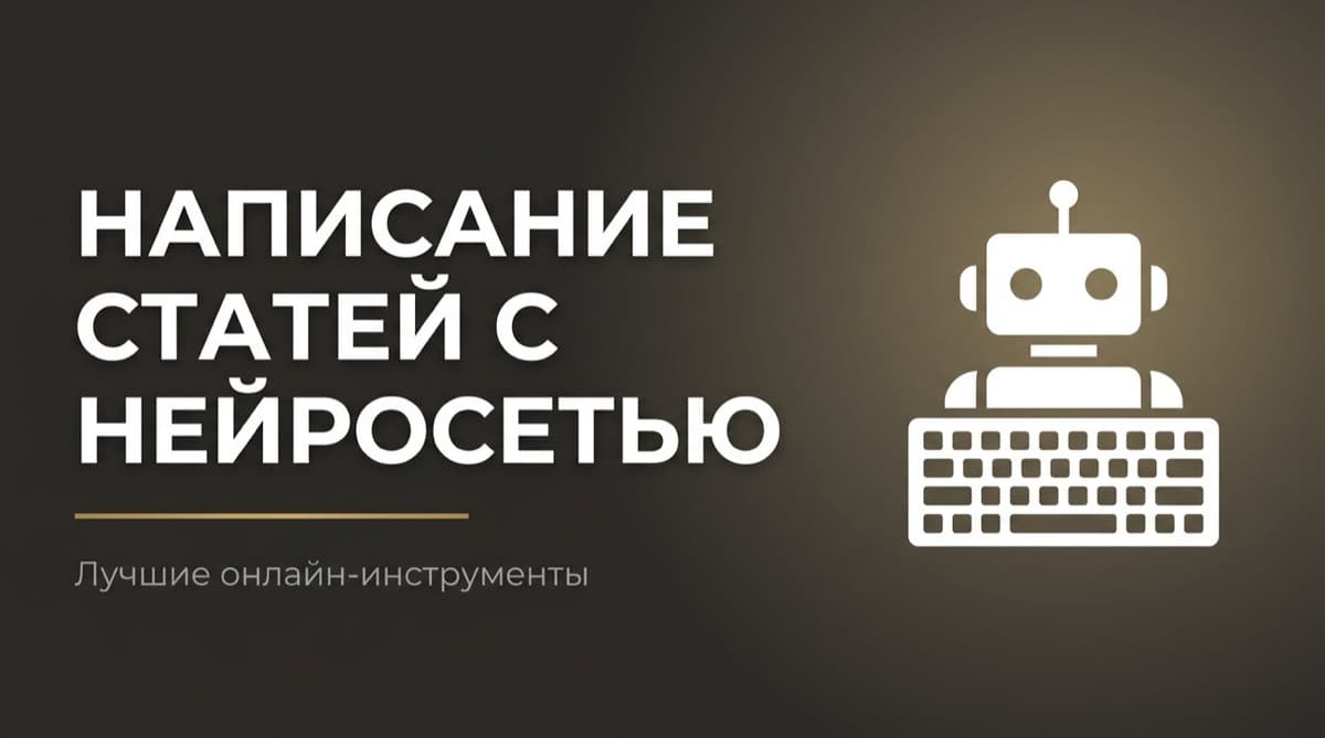 Написать статью нейросетью онлайн