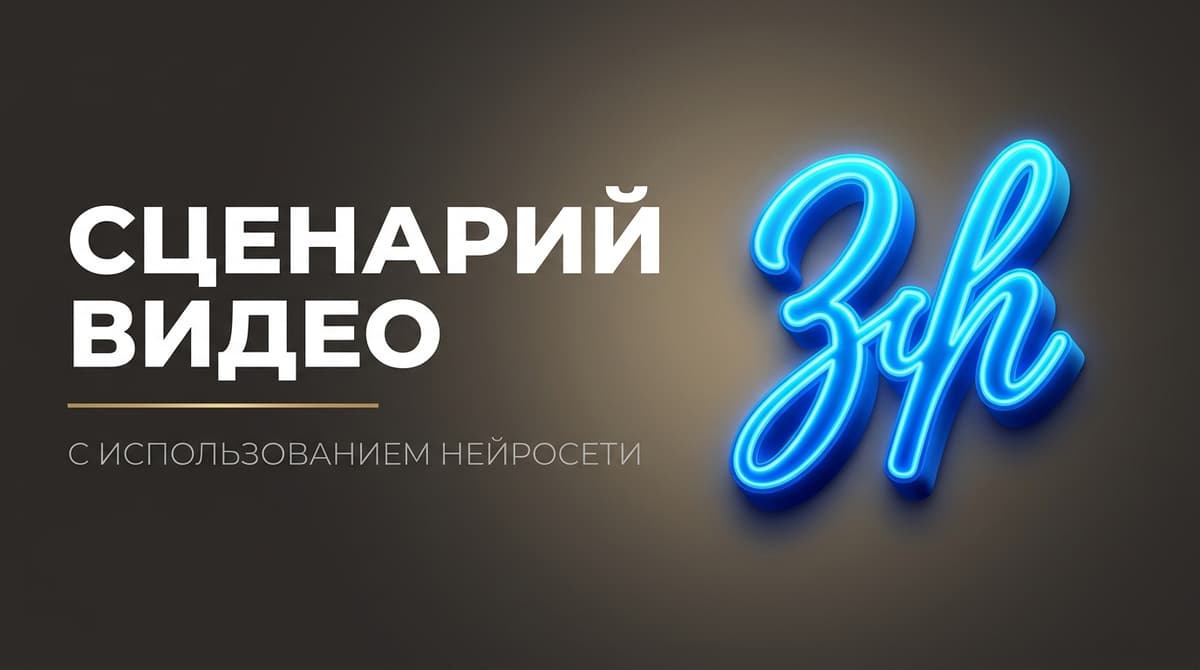 Написать сценарий для видео с помощью нейросети