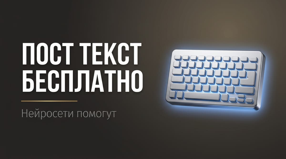 Написать текст для поста нейросеть бесплатно