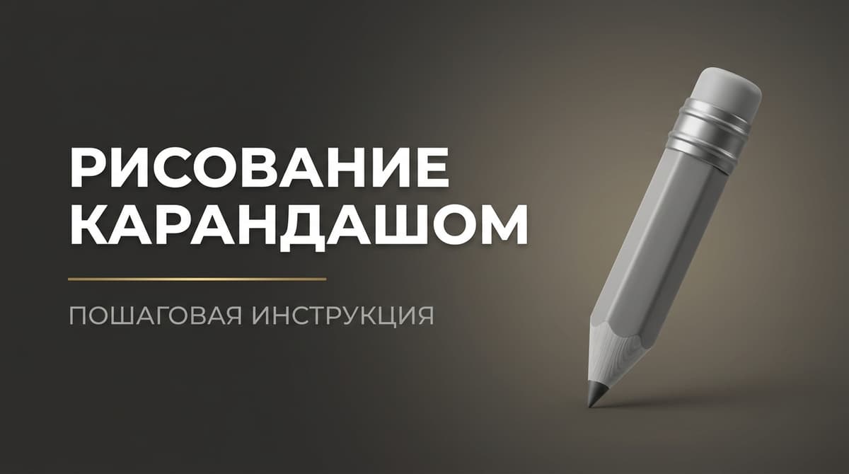 Нарисовать простым карандашом рисунок