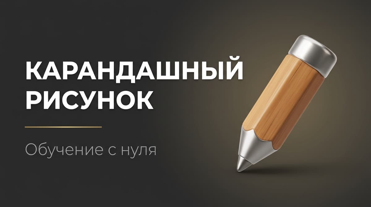 Научиться рисовать с нуля карандашом