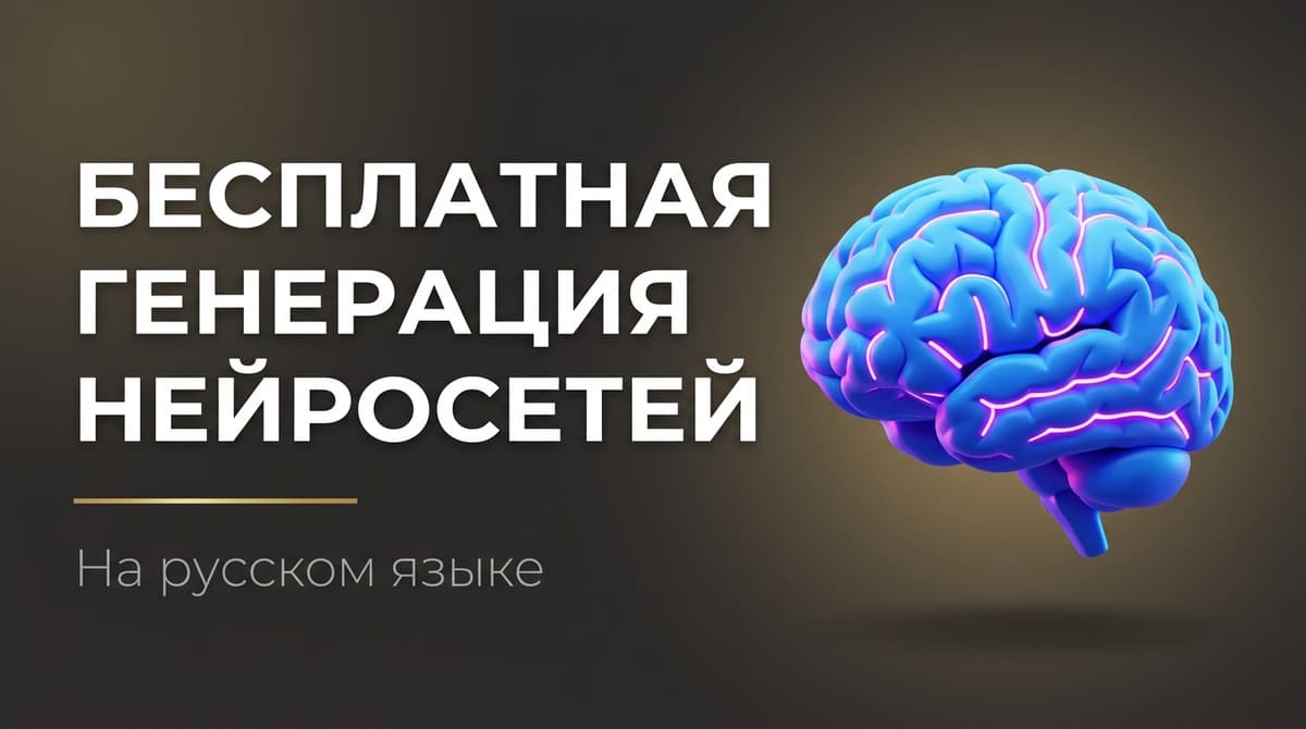 Нейросеть для генерации бесплатно на русском