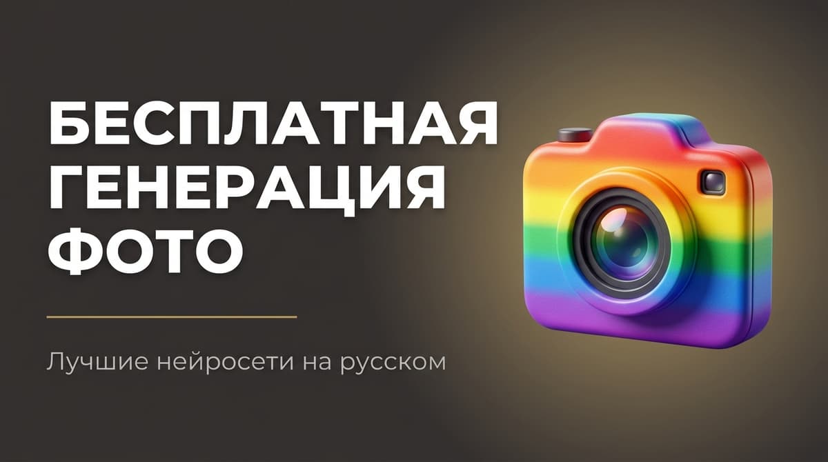 Нейросеть для генерации фото бесплатно на русском