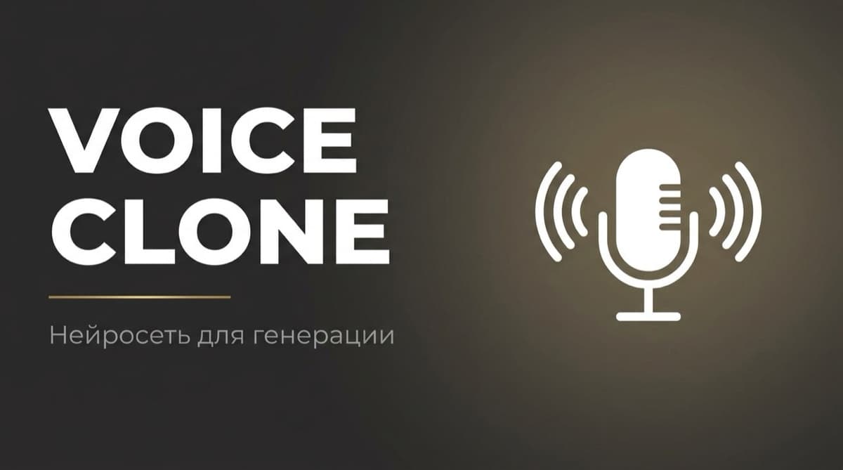 Нейросеть для генерации голоса по образцу