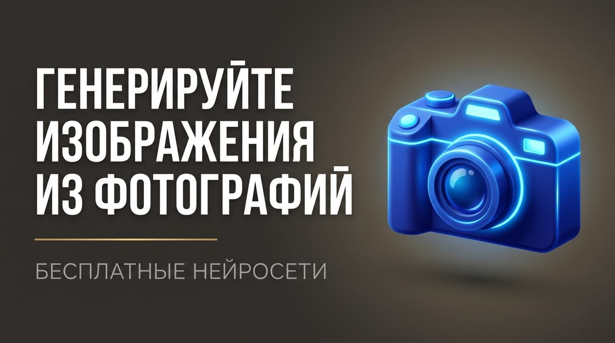 Нейросеть для генерации изображений с фото бесплатно