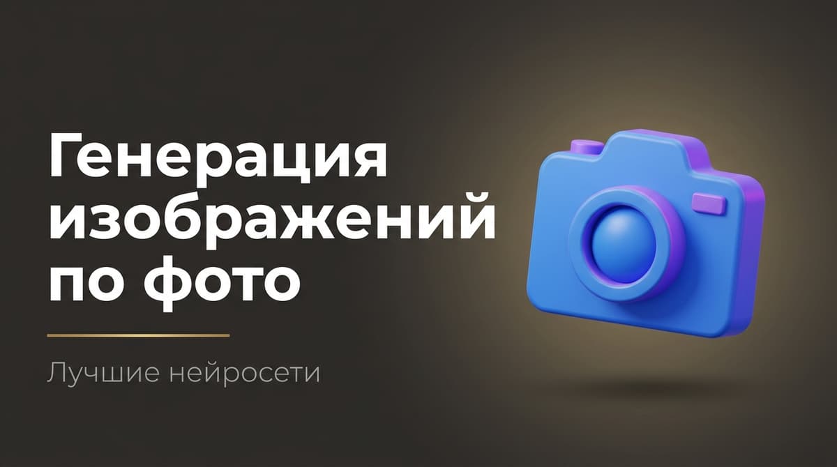 Нейросеть для генерации изображений с фото
