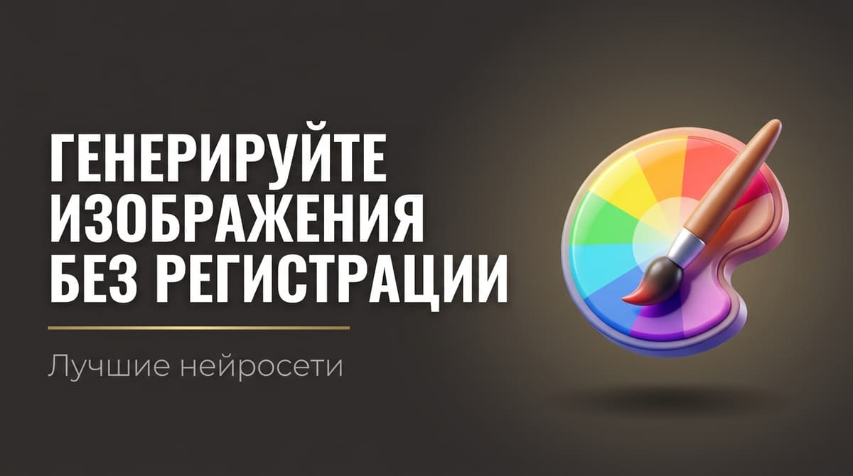 Нейросеть для генерации картинок без регистрации