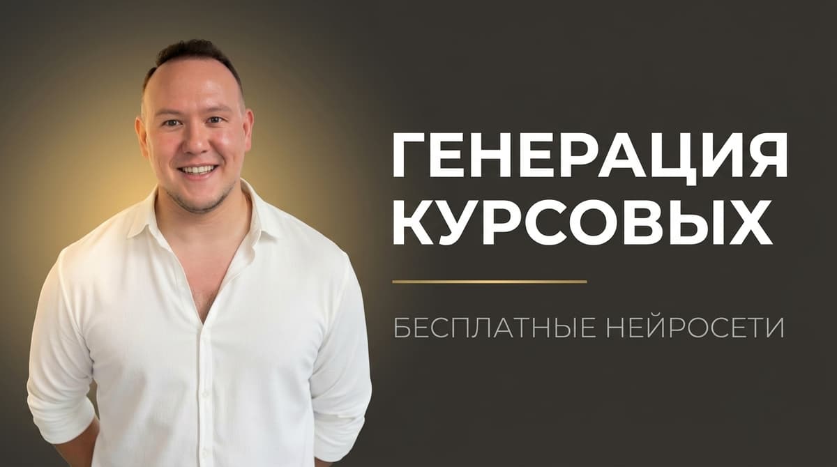 Нейросеть для генерации курсовой работы онлайн бесплатно