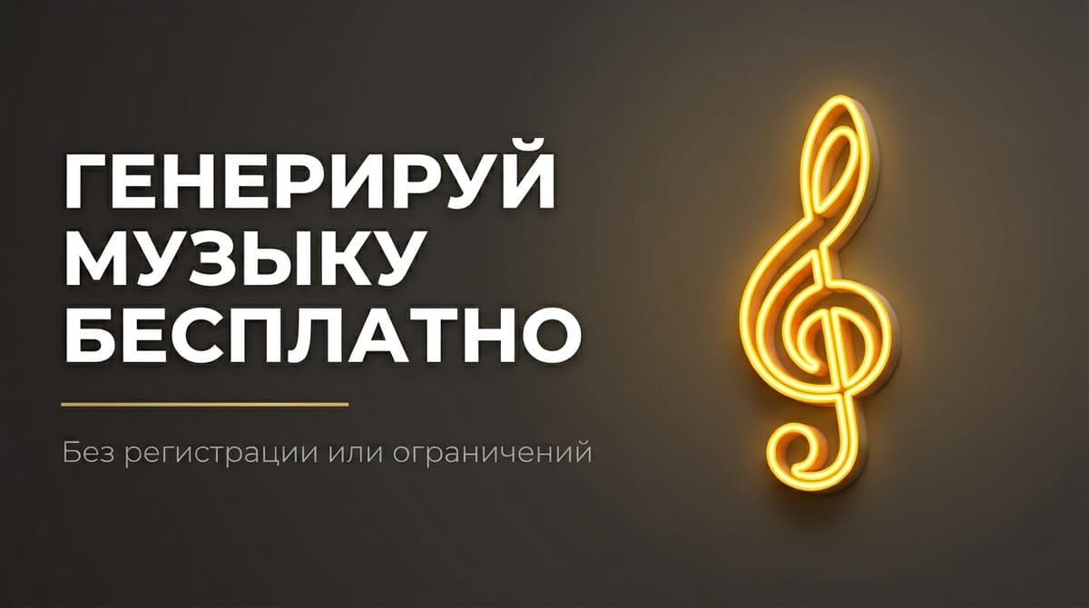 Нейросеть для генерации музыки бесплатно без регистрации