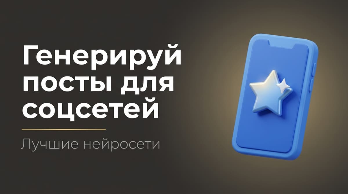 Нейросеть для генерации постов для соцсетей