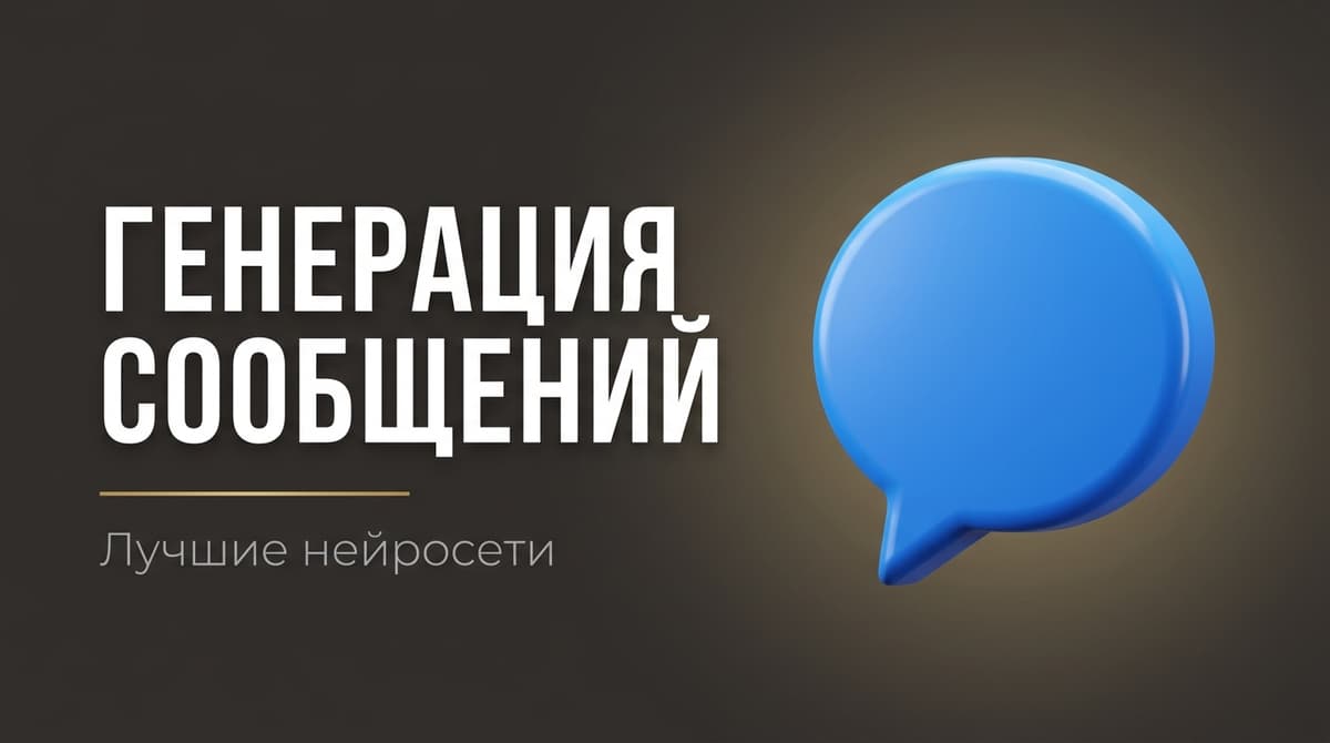 Нейросеть для генерации сообщений