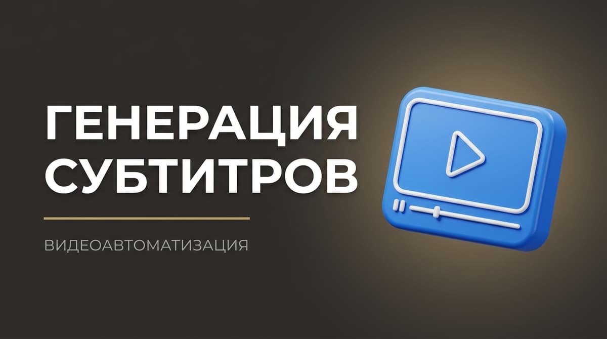 Нейросеть для генерации субтитров к видео