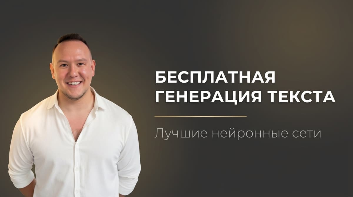 Нейросеть для генерации текста бесплатно