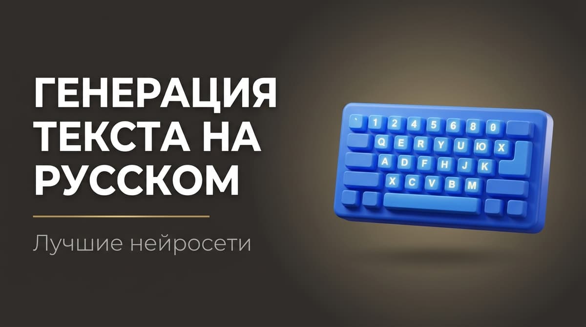 Нейросеть для генерации текста на русском