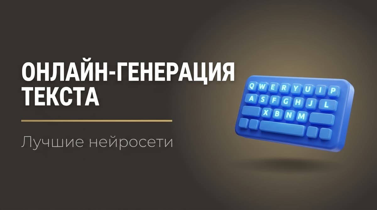 Нейросеть для генерации текста онлайн