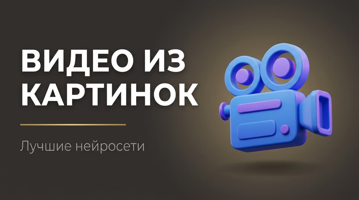 Нейросеть для генерации видео из изображений