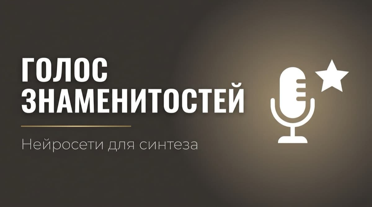 Нейросеть для голоса знаменитостей