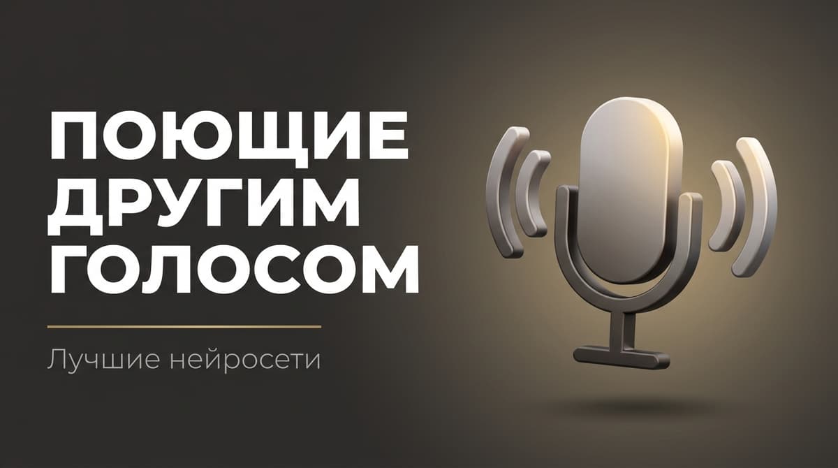 Нейросеть для исполнения песни другим голосом