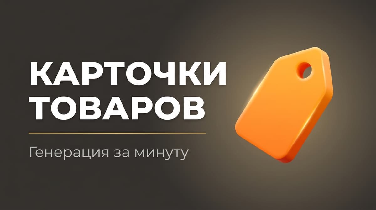 Нейросеть для карточек маркетплейса