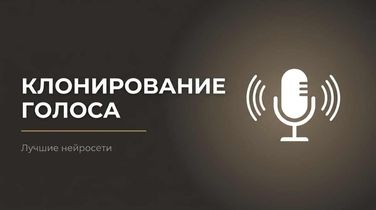 Нейросеть для клонирования голоса