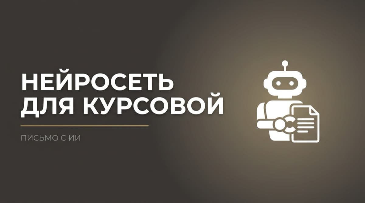 Нейросеть для курсовой работы написания