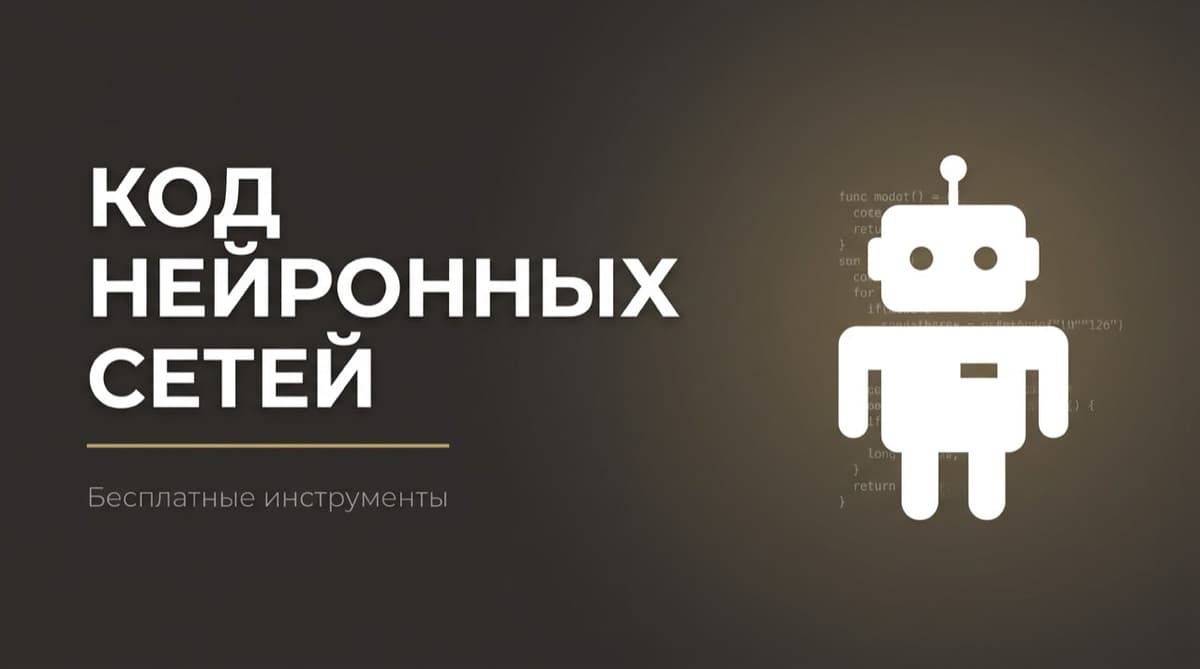 Нейросеть для написания кода бесплатно