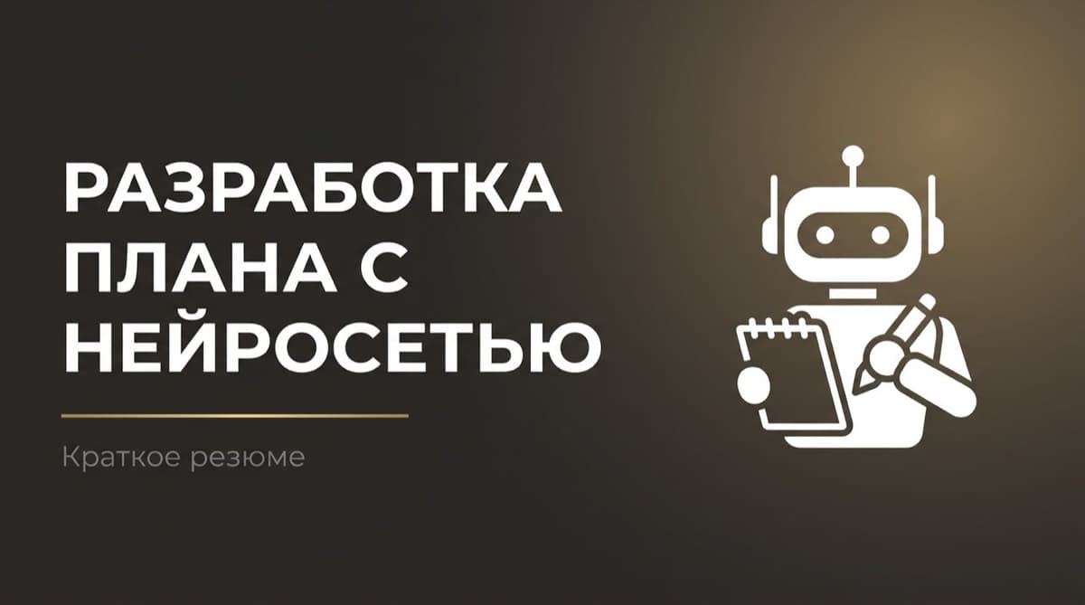 Нейросеть для написания конспекта