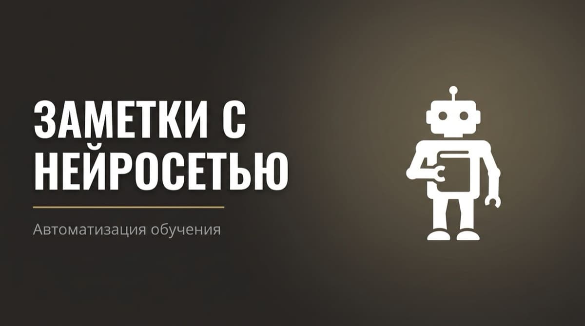 Нейросеть для написания конспектов