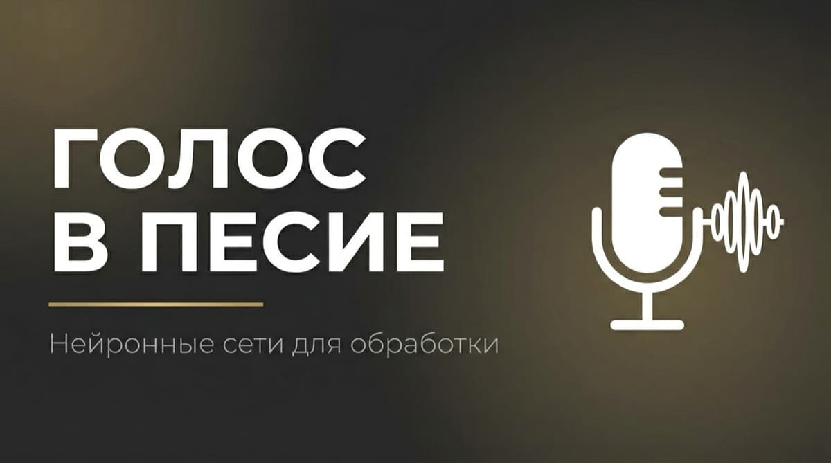 Нейросеть для обработки голоса для песни