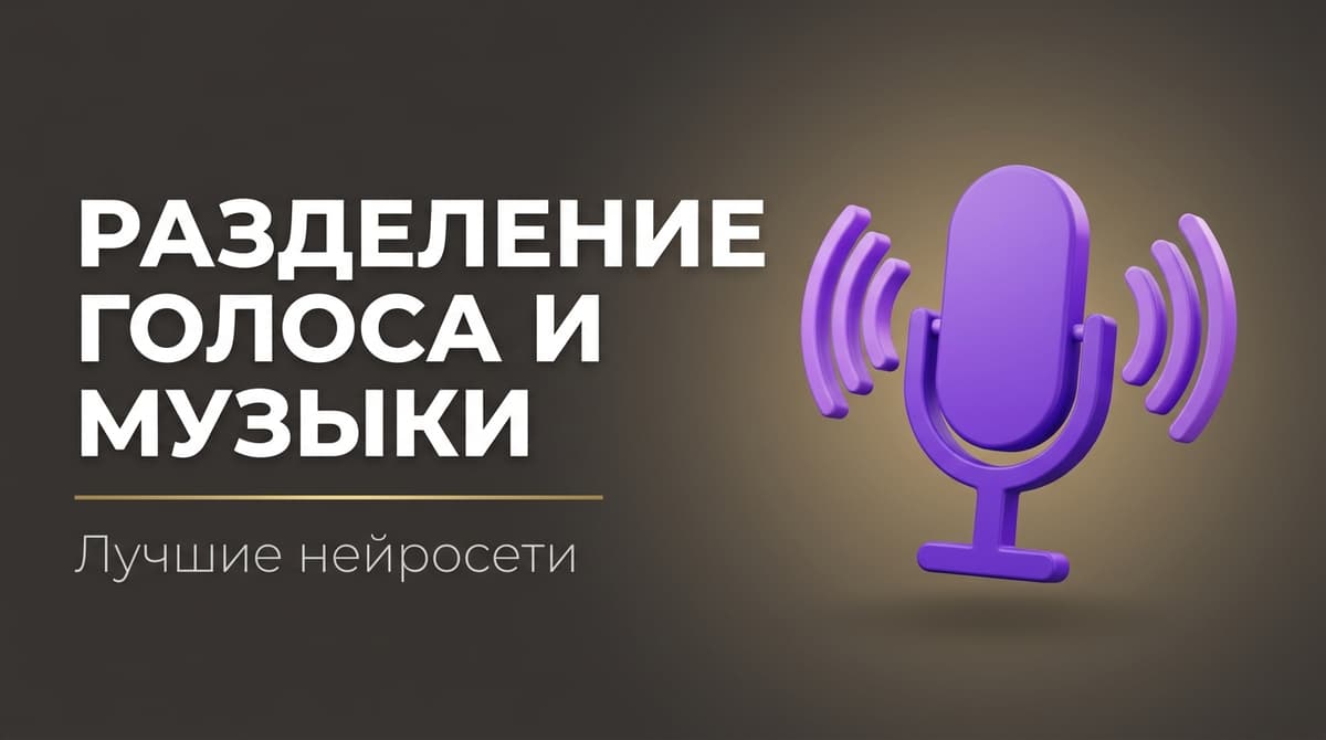 Нейросеть для отделения голоса от музыки